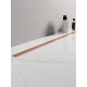 Douchegoot Visio Slim 60 cm copper brushed OL0096NT