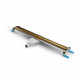 Douchegoot Visio Slim 80 cm gold geborsteld OL0083NT