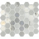 Mozaïek Hexagon White mix 27,8x32,5 cm MF1974442GAS