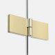 Badscherm Soleo N 110x140 cm light gold inklapbaar